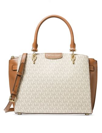 michael michael kors rochelle satchel|Michael Kors opened satchel purse.